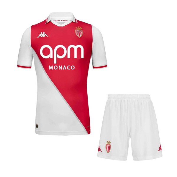 Camiseta AS Monaco Primera equipo Niño 2024-25